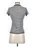 NSF Stripes Silver Short Sleeve Turtleneck Size P (petite) - photo 2