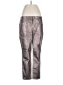 Express Metallic Silver Brown Jeggings Size 12 - photo 1