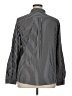 Grace Stripes Black Long Sleeve Blouse Size XL - photo 2