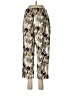 Onque 100% Cotton Animal Print Gold Casual Pants Size M - photo 2