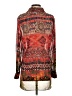 Mishca 100% Polyester Print Red Long Sleeve Blouse Size S - photo 2