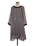 DR2 100% Rayon Houndstooth Gray Casual Dress Size M - photo 1