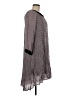 DR2 100% Rayon Houndstooth Gray Casual Dress Size M - photo 4