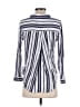 Rails 100% Rayon Stripes Blue Long Sleeve Button-Down Shirt Size S - photo 2