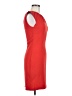H&M Solid Red Cocktail Dress Size 6 - photo 4
