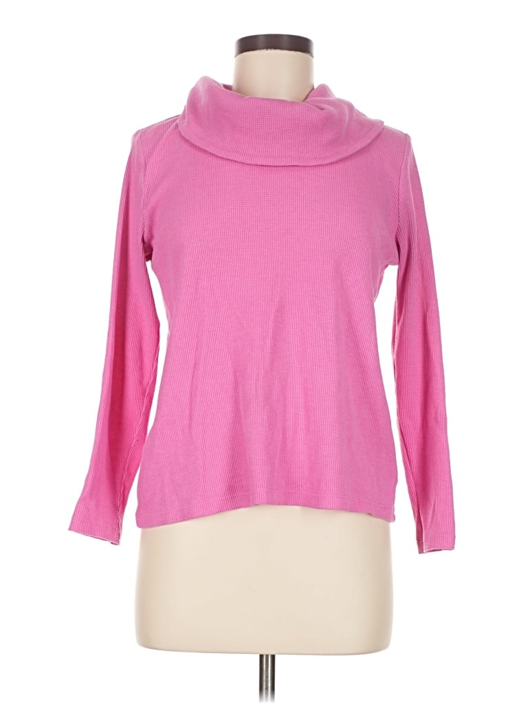 Pre-owned Talbots Outlet Turtleneck Sweater In Pink