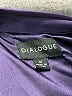 Dialogue 100% Polyester Solid Blue Casual Dress Size M - photo 7