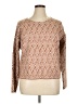 H By Halston Chevron-herringbone Brown Pullover Sweater Size XL - photo 1