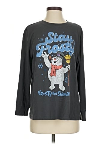 Snowman Long Sleeve T-Shirt (view 1)