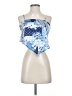 Thirty/Thirty 100% Polyester Blue Sleeveless Blouse Size XS - photo 1