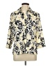 Covington Floral Yellow 3/4 Sleeve Blouse Size L - photo 1