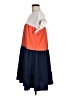 Assorted Brands Color Block Orange Casual Dress Size M - photo 5