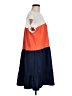 Assorted Brands Color Block Orange Casual Dress Size M - photo 4