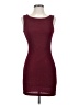 Speechless Solid Burgundy Cocktail Dress Size S - photo 1