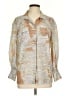 Eleventy Print Silver 3/4 Sleeve Blouse Size L (estimated) - photo 1