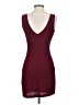 Speechless Solid Burgundy Cocktail Dress Size S - photo 2