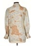 Eleventy Print Silver 3/4 Sleeve Blouse Size L (estimated) - photo 2
