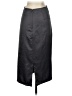 Topshop Solid Gray Formal Skirt Size 4 - photo 2