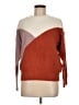 Sophie Rue Color Block Brown Pullover Sweater Size M - photo 1