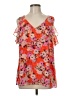 CAbi 100% Polyester Orange Sleeveless Blouse Size M - photo 1
