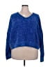 Sonoma Goods for Life 100% Polyester Blue Pullover Sweater Size 2X - photo 1