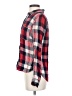 Buttons 100% Rayon Plaid Red Long Sleeve Button-Down Shirt Size S - photo 5
