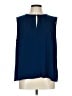 H&M Blue Sleeveless Blouse Size L - photo 1