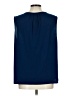 H&M Blue Sleeveless Blouse Size L - photo 2
