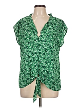 Studio B By Bobeau Short Sleeve Blouse