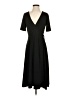 H&M Solid Black Casual Dress Size S - photo 1
