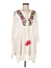 GB 100% Viscose Ivory 3/4 Sleeve Blouse Size M - photo 1