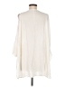 GB 100% Viscose Ivory 3/4 Sleeve Blouse Size M - photo 2