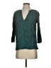 Express 100% Rayon Teal 3/4 Sleeve Blouse Size S - photo 1
