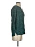 Express 100% Rayon Teal 3/4 Sleeve Blouse Size S - photo 4