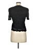 Rhapsody Black Short Sleeve Top Size M - photo 2