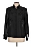 Worthington 100% Polyester Black Long Sleeve Blouse Size 10 - photo 1