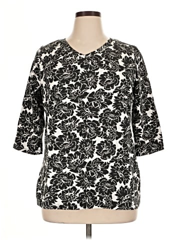 Jessica London 3/4 Sleeve Blouse (view 1)