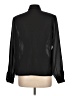 Worthington 100% Polyester Black Long Sleeve Blouse Size 10 - photo 2