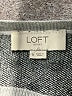 Ann Taylor LOFT Outlet 100% Cotton Polka Dots Gray Pullover Sweater Size M - photo 7
