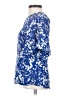 H&M 100% Viscose Blue Short Sleeve Blouse Size 2 - photo 5
