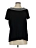 Kim Rogers Black Short Sleeve Top Size M - photo 1