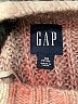 Gap Metallic Burgundy Pink Pullover Sweater Size XS - photo 7