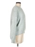 Bobeau 100% Polyester Chevron-herringbone Teal Pullover Sweater Size M - photo 4