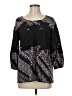 Code Bleu Black 3/4 Sleeve Blouse Size M - photo 1