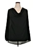 Lane Bryant 100% Polyester Black Long Sleeve Blouse Size 22 - 24 Plus - photo 1