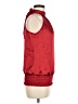 Studio Y Red Sleeveless Blouse Size M - photo 4