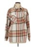 Unbranded 100% Polyester Plaid Brown Coat Size L - photo 1