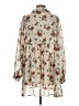 Free People Tan Ivory Long Sleeve Button-Down Shirt Size XS - photo 2