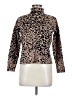 Tahari Animal Print Brown Turtleneck Sweater Size M - photo 1
