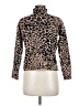 Tahari Animal Print Brown Turtleneck Sweater Size M - photo 2